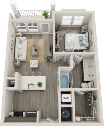 Trails at Hunter's Lake A1 floor plan