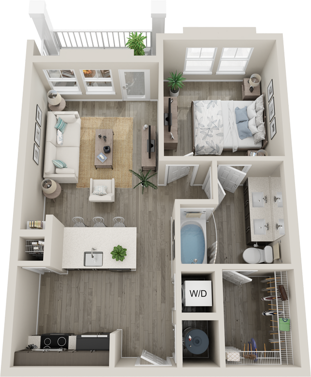 Trails at Hunter's Lake A1 floor plan
