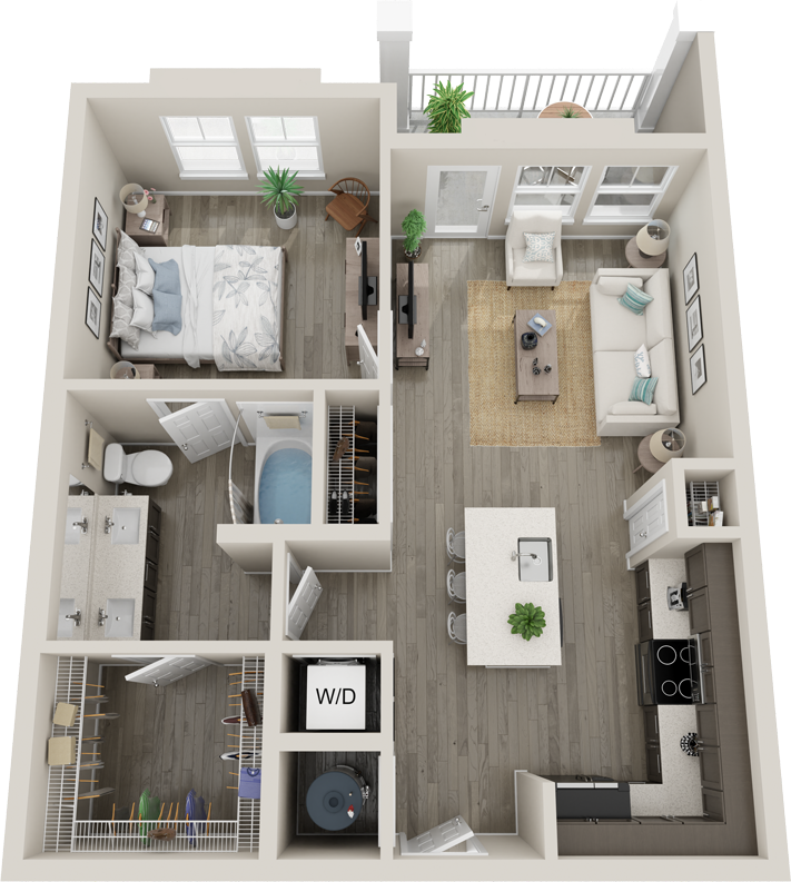 Trails at Hunter's Lake A2 floor plan