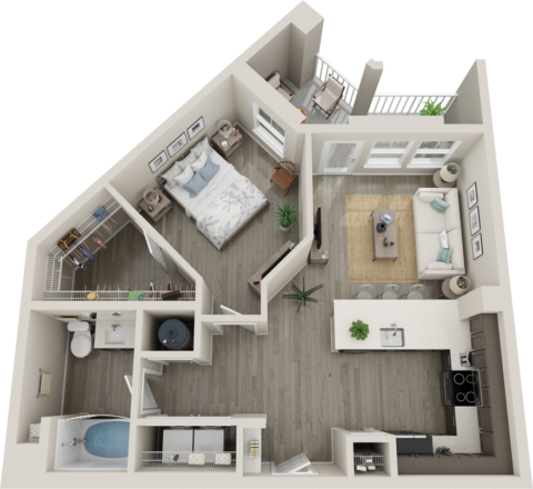 Trails at Hunter's Lake A2C floor plan