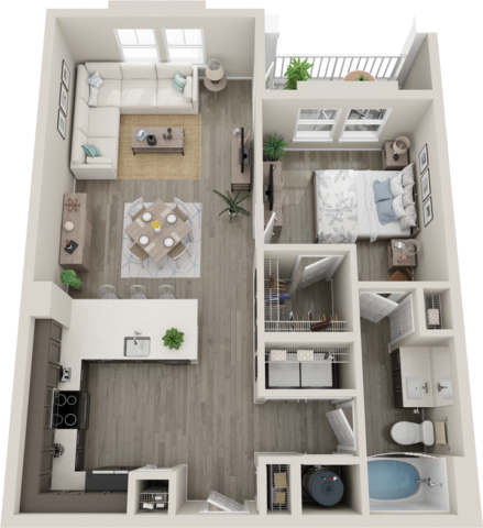 Trails at Hunter's Lake A3 floor plan