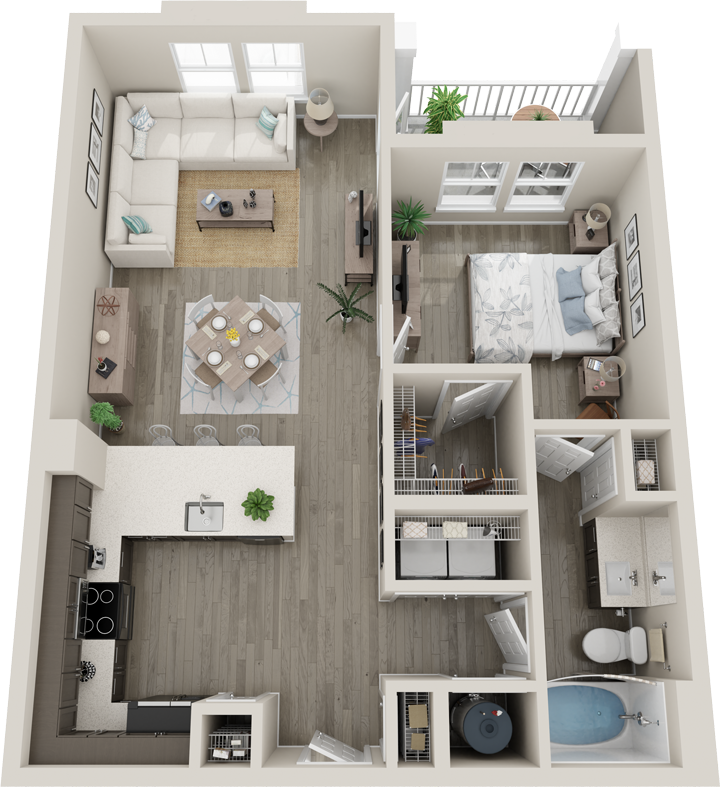 Trails at Hunter's Lake A3 floor plan