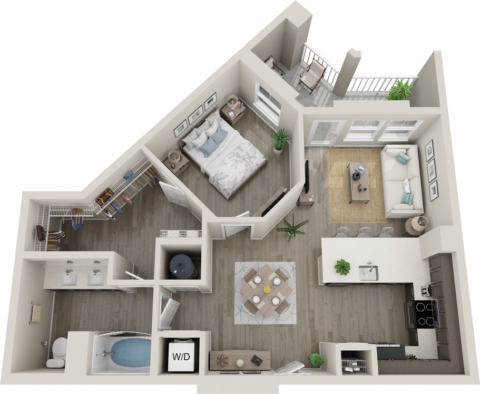 Trails at Hunter's Lake A3C floor plan