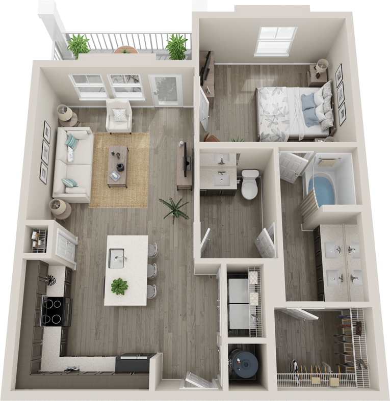 Trails at Hunter's Lake A4 floor plan
