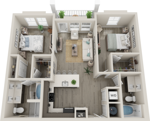 Trails at Hunter's Lake B1 floor plan