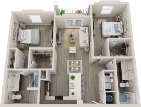 Trails at Hunter's Lake B2 floor plan