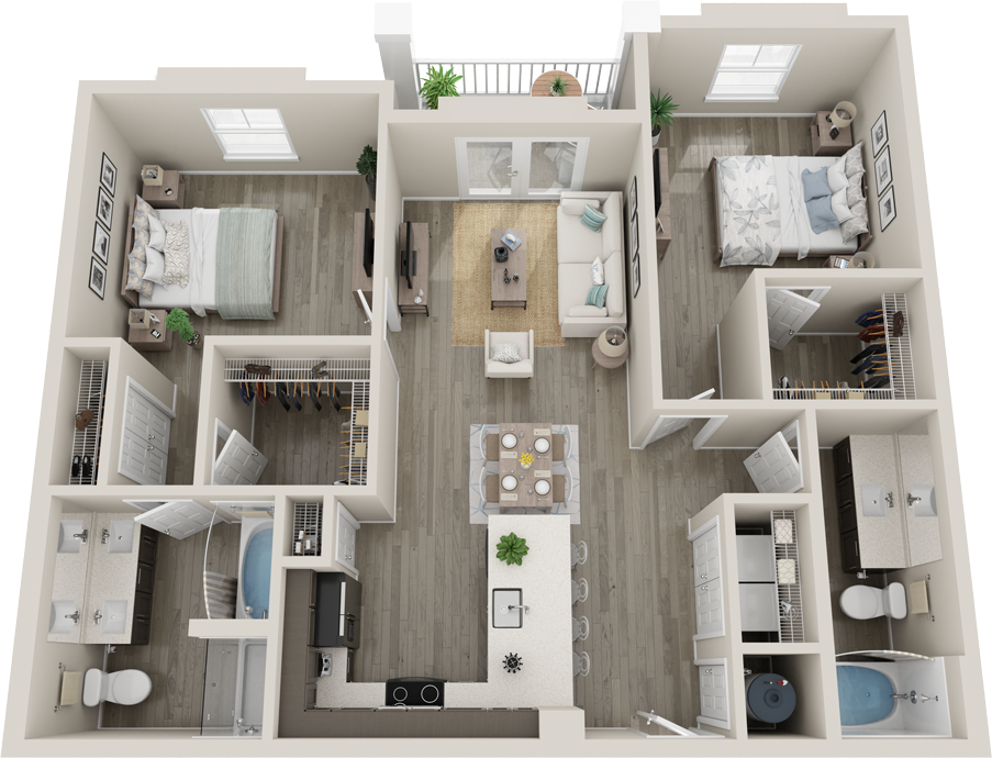 Trails at Hunter's Lake B2 floor plan