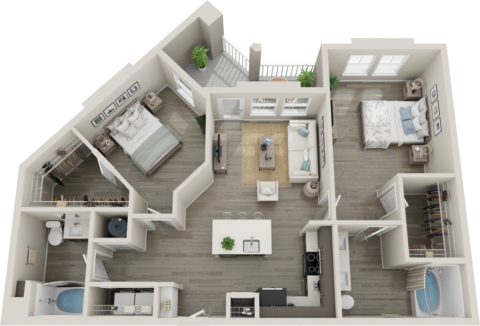 Trails at Hunter's Lake B3 floor plan