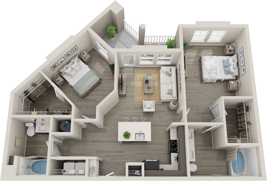 Trails at Hunter's Lake B3 floor plan