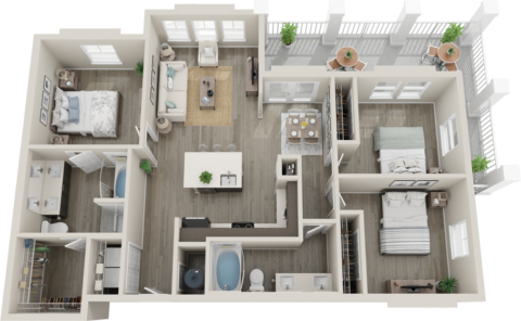 Trails at Hunter's Lake C1 floor plan